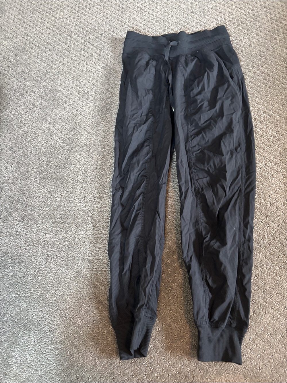 lululemon athletica Black Track Joggers